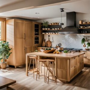 A modest kitchen for mindful cooking