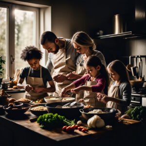 A Family Cooking