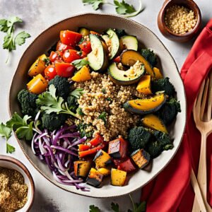 Fire Roasted Vegetable and Quinoa Bowl