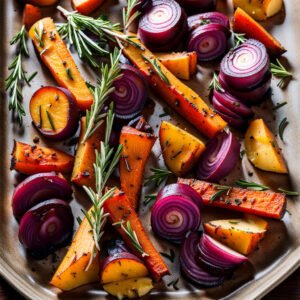 Rosemary-Infused Roasted Root Vegetables
