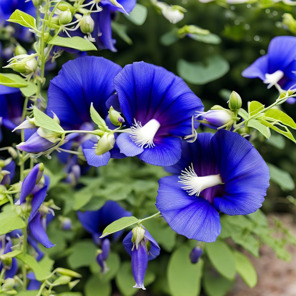 Blue Butterfly Pea Flowers